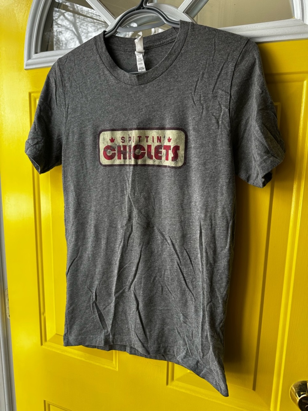 Dark Gray 'Spittin Chiclets' Graphic Tee